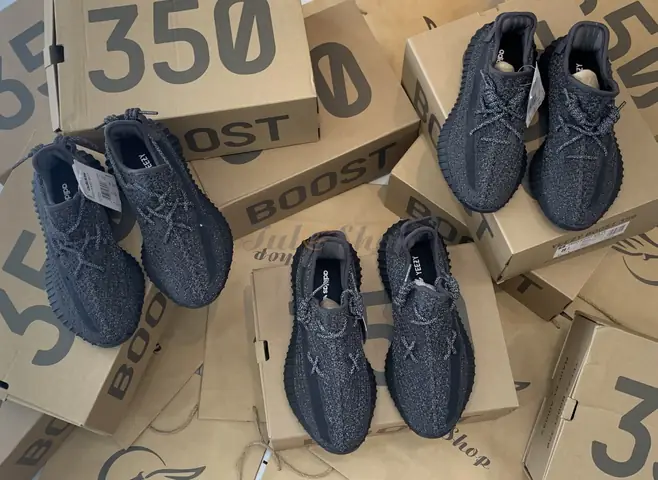 Adidas Yeezy Boost 350 V2 Static Black 3m 'Reflective' nam, nữ