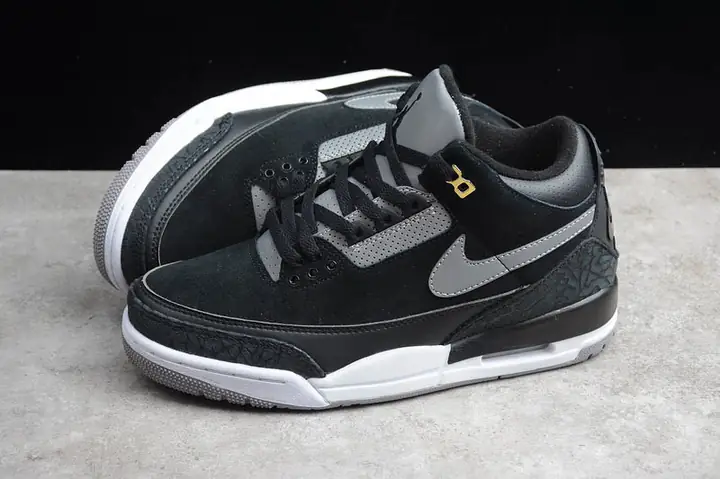 hình ảnh giày giày nike air jordan 3 black cement