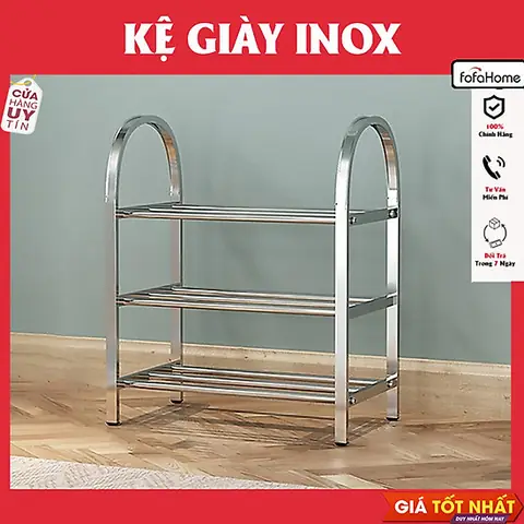 Đánh Giá Chi Tiết Kệ Để Giày Dép Inox 5 Tầng 8800