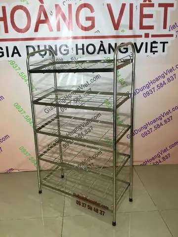 kệ để giày inox đa năng 5 tầng kệ để giày inox đa năng 5 tầng