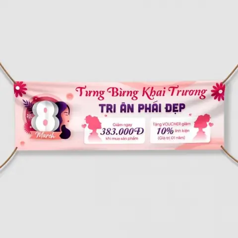 mẫu băng rôn khai trương giày dọc đẹp psd