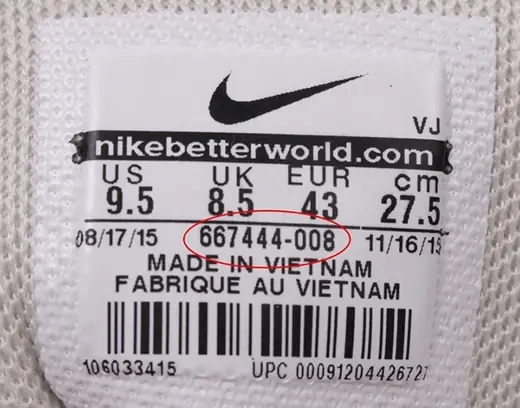 1. Phân Biệt Giày Nike Chính Hãng, Thật Giả Qua Tem 1. Phân Biệt Giày Nike Chính Hãng, Thật Giả Qua Tem