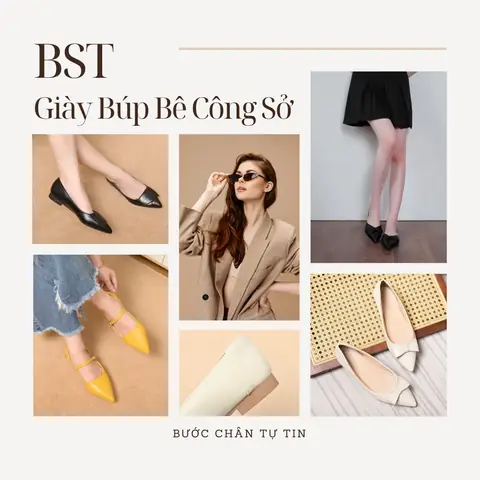 Giày búp bê minimalist – Phong cách hiện đại cho nữ công sở