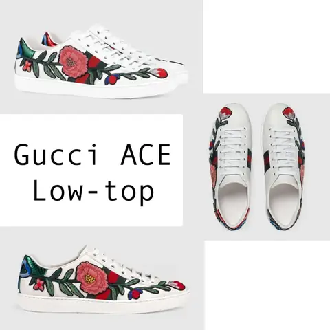 Gucci Ace Low-top Floral