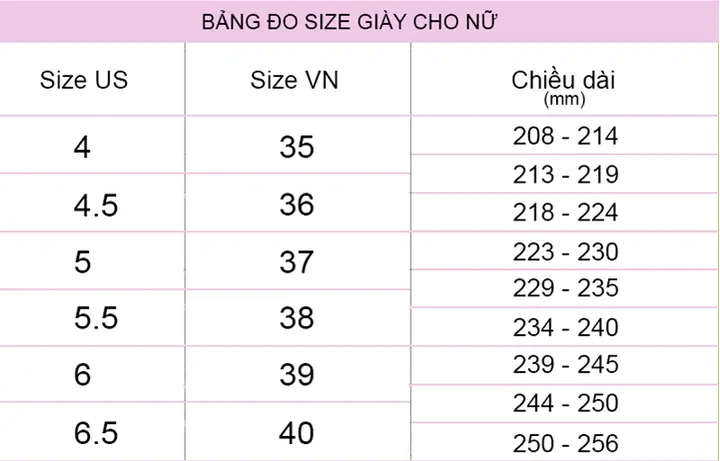 Nữ Giày Size 36 Dép Size Bao Nhiêu? Chọn Dép Chuẩn Không Cần Chỉnh