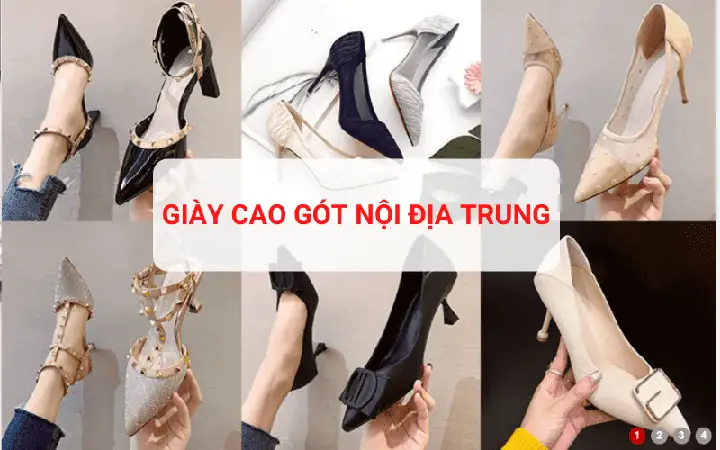 20+ link shop chuyên sỉ giày cao gót Quảng Châu giá rẻ tại 1688