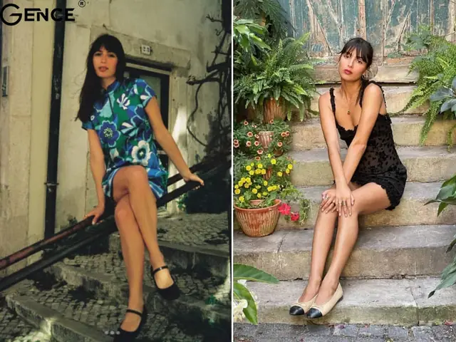 Phối Giày Búp Bê Với Váy Ngắn