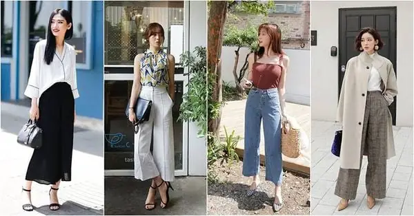 Những tips phối giày với quần ống rộng mà các cô gái cần biết Những tips phối giày với quần ống rộng mà các cô gái cần biết