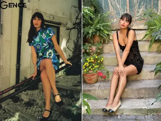 Phối Giày Búp Bê Với Váy Ngắn