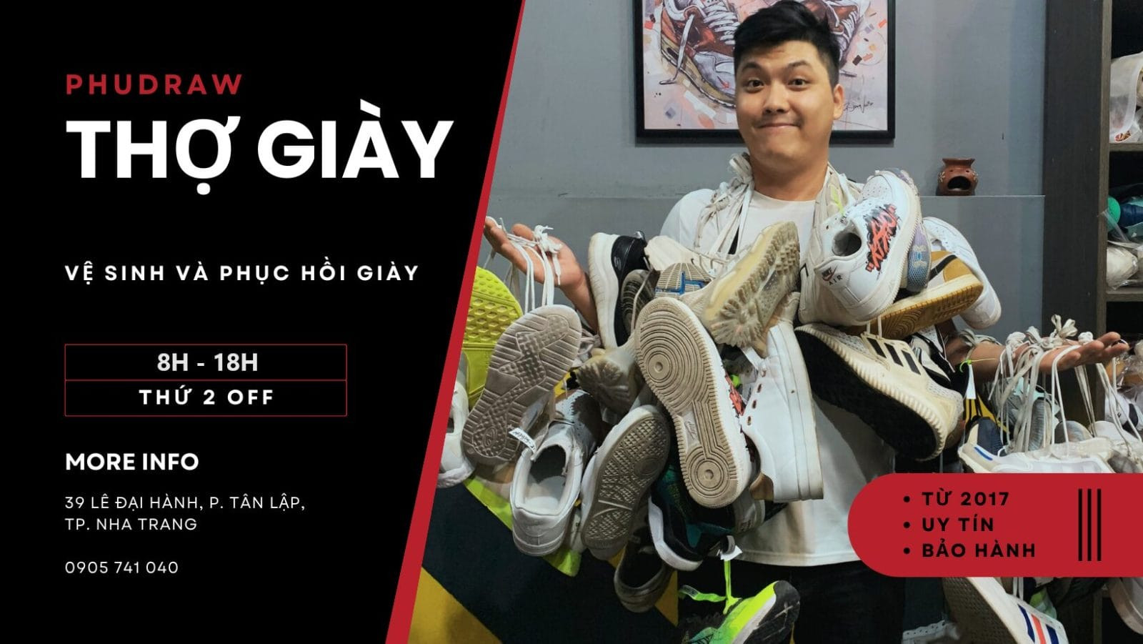 Quy trình làm sạch giày chuyên nghiệp