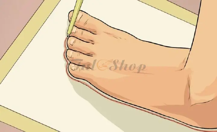 Các Bước Đo Size Chân