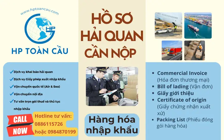 Thủ tục hải quan nhập khẩuGiày, ủng dùng cho bảo hộ lao động