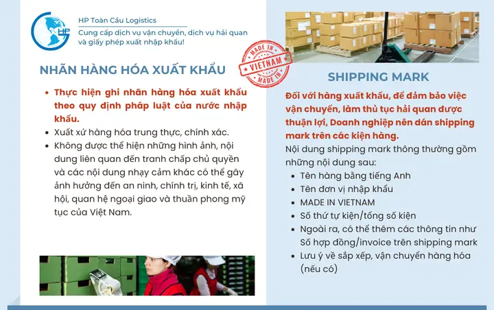 Nhãn hàng hóa xuất khẩu – Shipping mark Nhãn hàng hóa xuất khẩu – Shipping mark