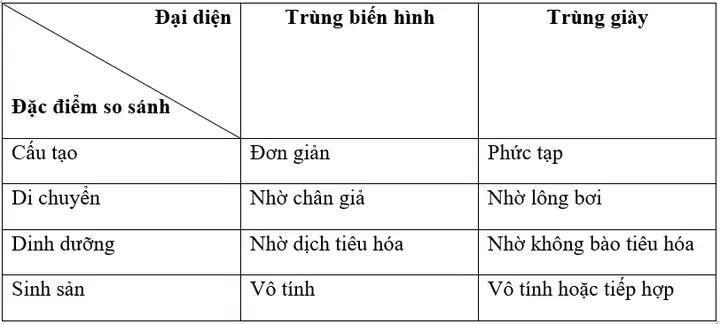 Giải vở bài tập Sinh học 7 | Giải Vở bài tập Sinh học 7