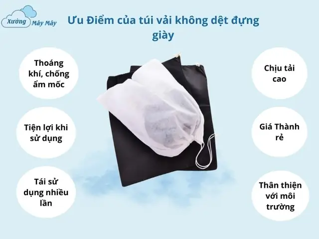 Túi Vải Không Dệt Đựng Giày có ưu điểm gì?
