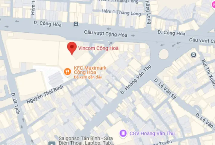 Địa Chỉ Vincom Cộng Hòa